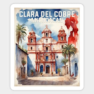 Clara del Cobre Michoacan Mexico Vintage Tourism Travel Magnet